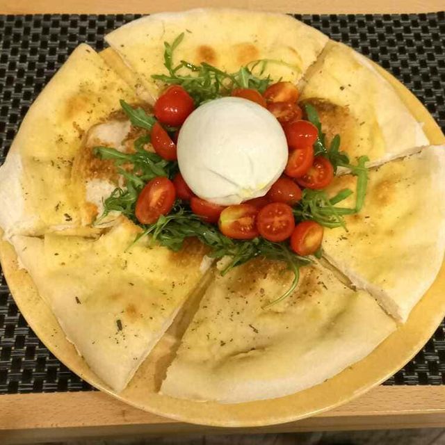 Focaccia con bufala